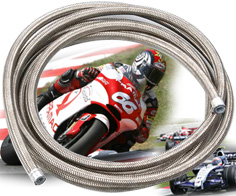 Braided PTFE Hose For Motor Bikes,Racing Cars