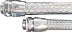 In addition to the benefit of providing robust protection from the environment, either mechanically tough enough to wear and abrasion or resistant to the industry ambient conditions, Delikon Heavy Series Over Braided Flexible Metal Conduit and Heavy Series Connector also provide proper shielding for the cables, which is essential to many applications as it can keep out unwanted external interference as well as contain the electromagnetic energy radiated by a cable