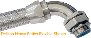 Delikon EMI RFI Shielding Heavy Series Over Braided Flexible Conduit and Connector can help minimize interference and cable failure risk to automation and process control applications, ensuring operational reliability in industries where negating unplanned cable maintenance is a priority.