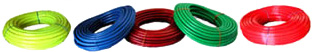 PVC coverings with various colors for flexible stainless steel conduit