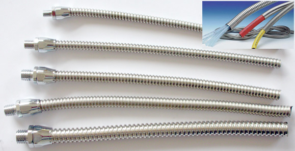 Electrical Galvanized Steel PVC Flexible Conduit And Fittings Grey